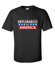 Load image into Gallery viewer, 100% Cotton T Shirts Brand Clothing Tops Tees Deplorables for America Trump 2017 Political Sarcastic Funny T Shirt