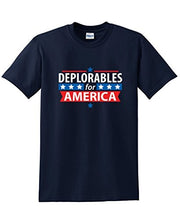 Load image into Gallery viewer, 100% Cotton T Shirts Brand Clothing Tops Tees Deplorables for America Trump 2017 Political Sarcastic Funny T Shirt