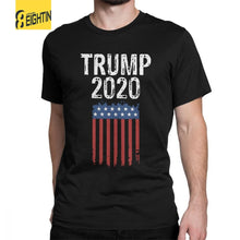 Load image into Gallery viewer, Trump 2020 T Shirts Awesome T Shirt Men Short Sleeve Tops Unique Tee Shirt Purified Cotton Round Collar T-Shirts