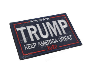 Embroidery Patch Trump Keep American Great 2020 Tactical Military Morale Patches Emblem Applique Deplorable Embroidered Badges