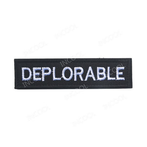 Embroidery Patch Trump Keep American Great 2020 Tactical Military Morale Patches Emblem Applique Deplorable Embroidered Badges