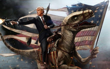 Load image into Gallery viewer, johnin hanging 90*150cm keep america great first tank hero donald Trump Flag